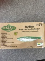 PESASUR Sardines à l'huile d'olive biologique