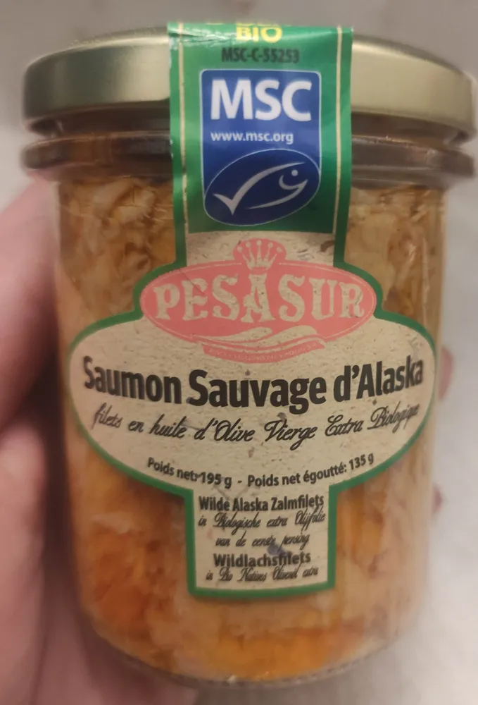 saumon sauvage d'alaska en hove bio
