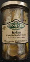 PESASUR Sardines à l'huile d'olive vierge extra biologique