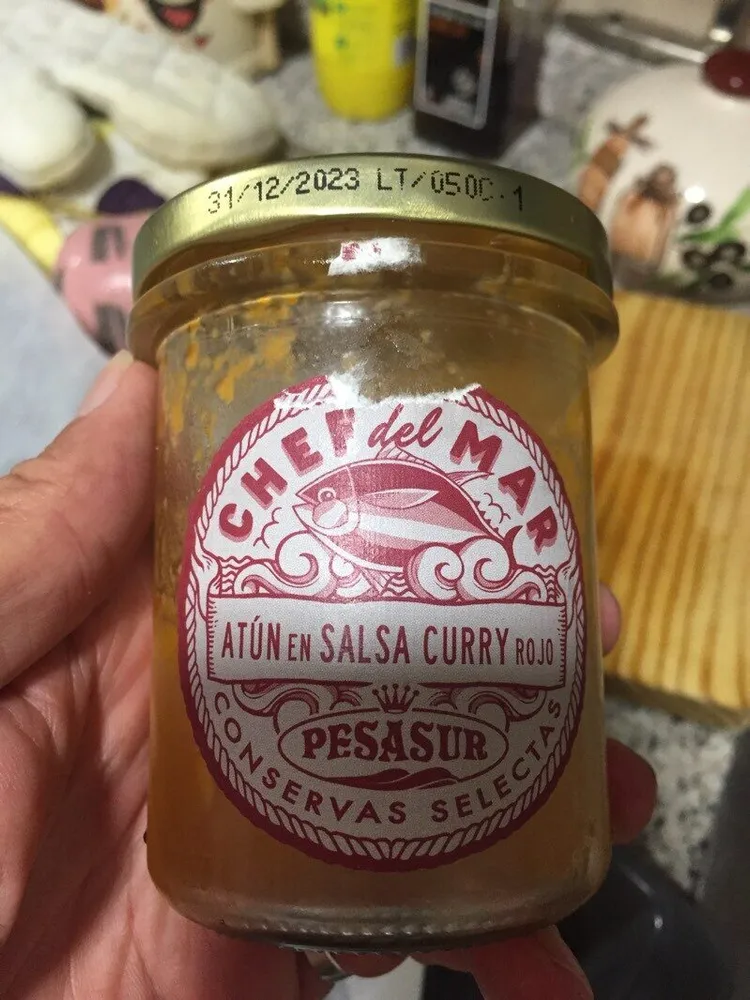 Atun en salsa de curry