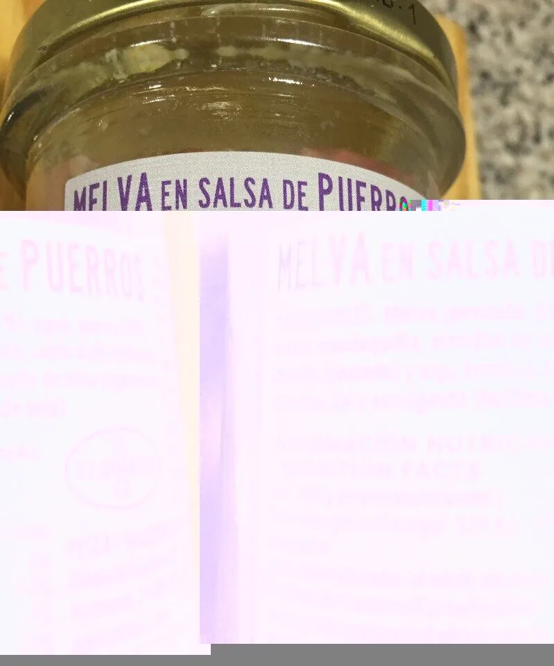 Melva en salsa de puerros