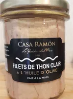 Filets de thon clair à l'huile d'olive