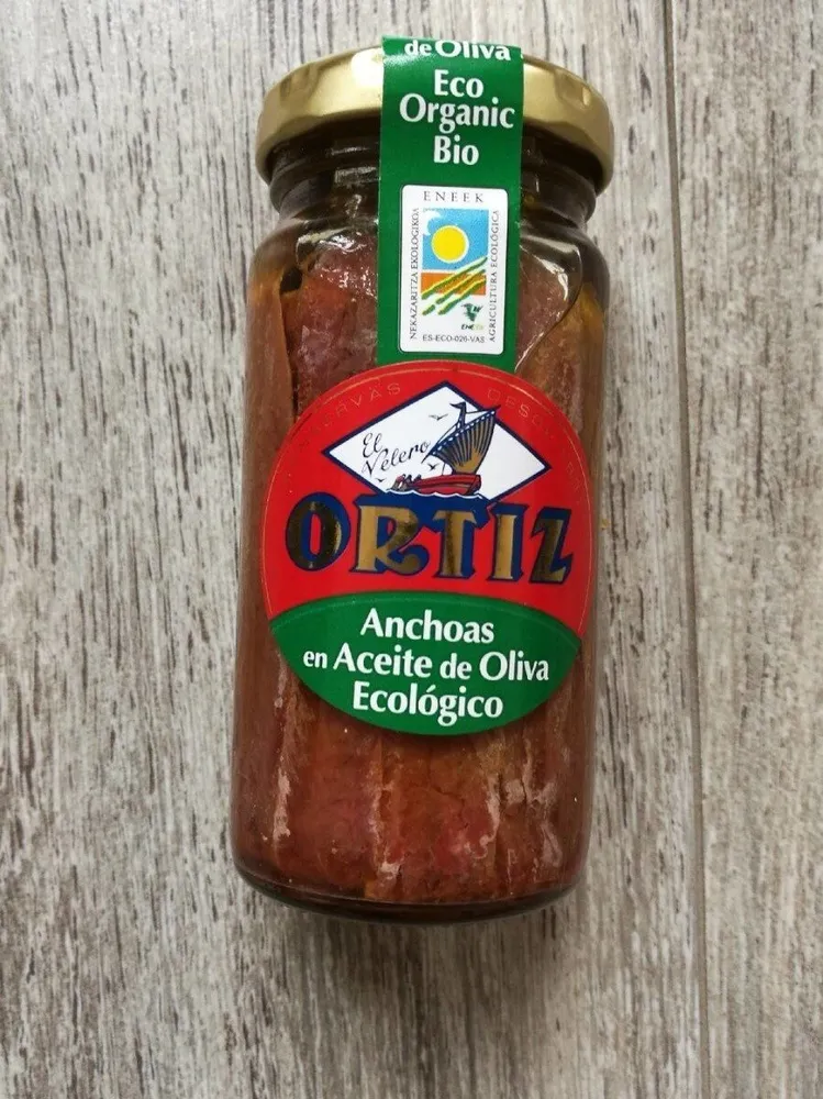 Filets D'anchois à L'huile D'olive Bio