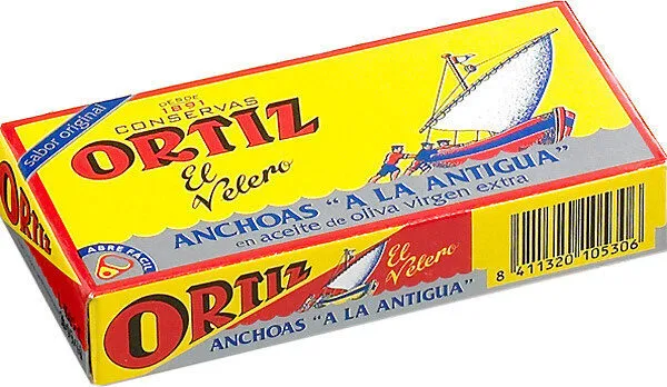 Filetes de anchoa a la antigua aceite de oliva virgen extra
