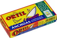 Filetes de anchoa aceite de oliva ecológico