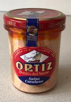 Bonito del norte salsa catalana