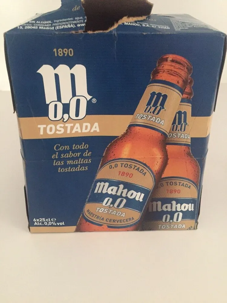 Mahou 0,0 tostada