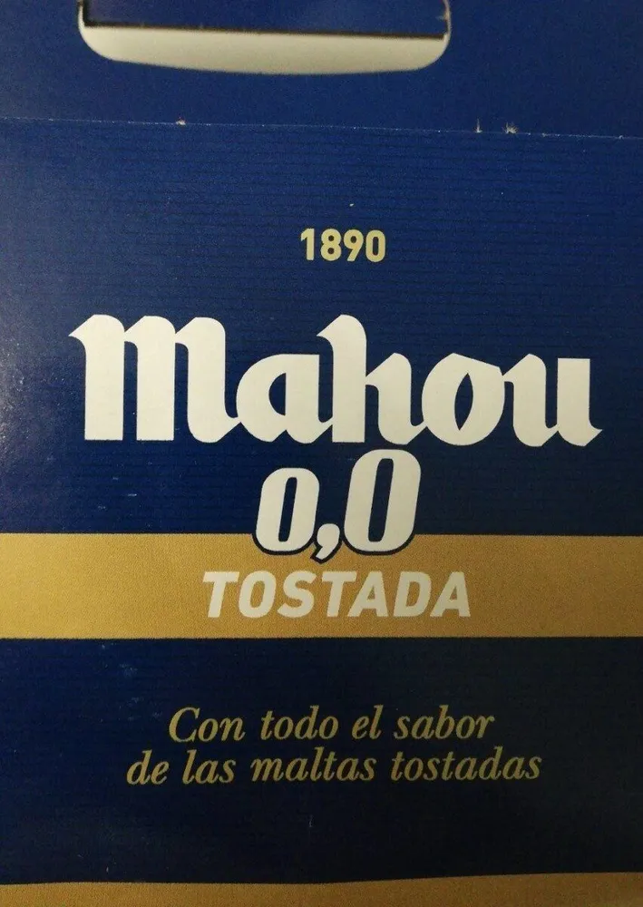 Cerveza 0,0% sin alcohol tostada