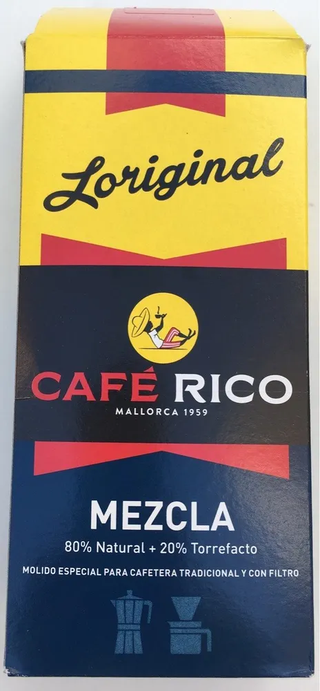 Café molido mezcla