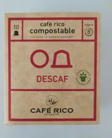 Café descafeinado cápsulas compostables