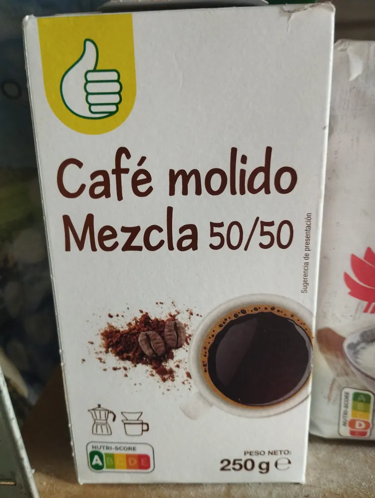 Café molido mezcla