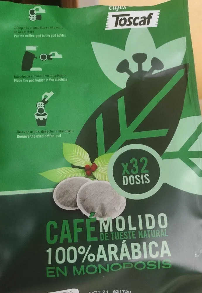 Café molido monodosis