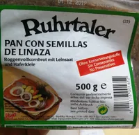 Pan con semillas de linaza