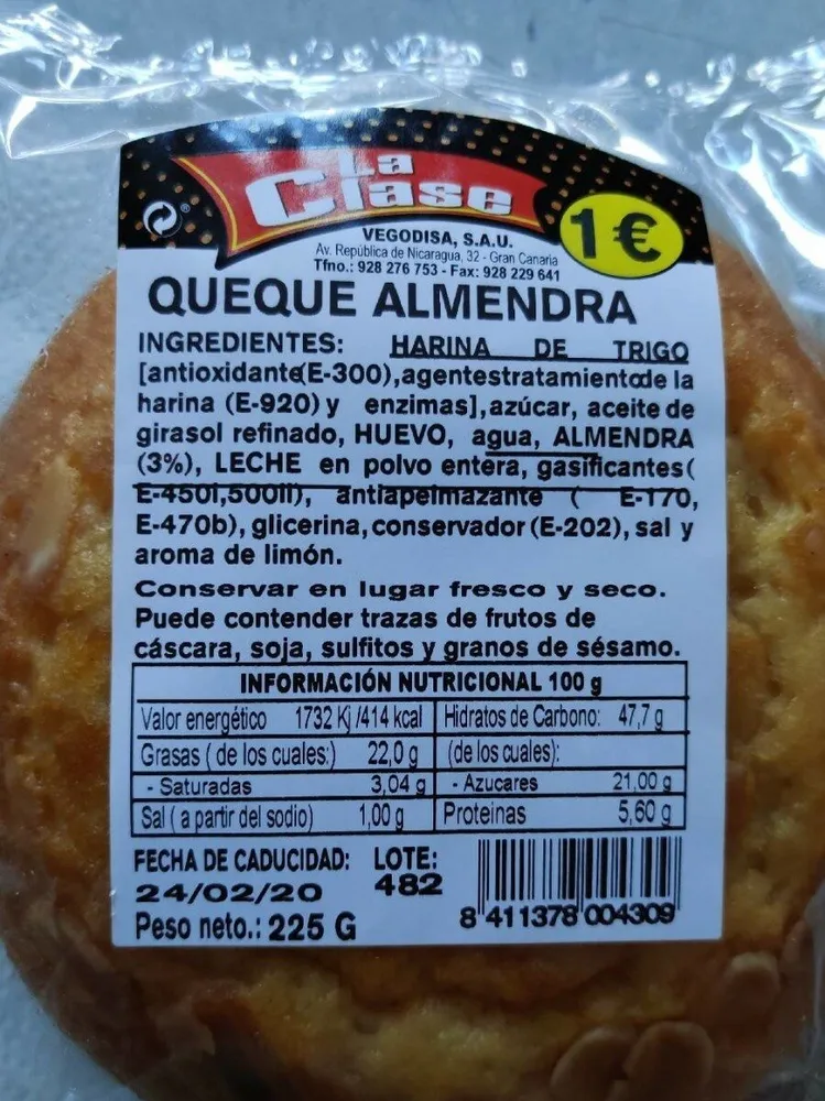 Queque Alendra La Clase