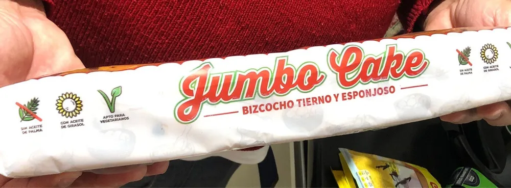 Jumbo cake pepitas de chocolate