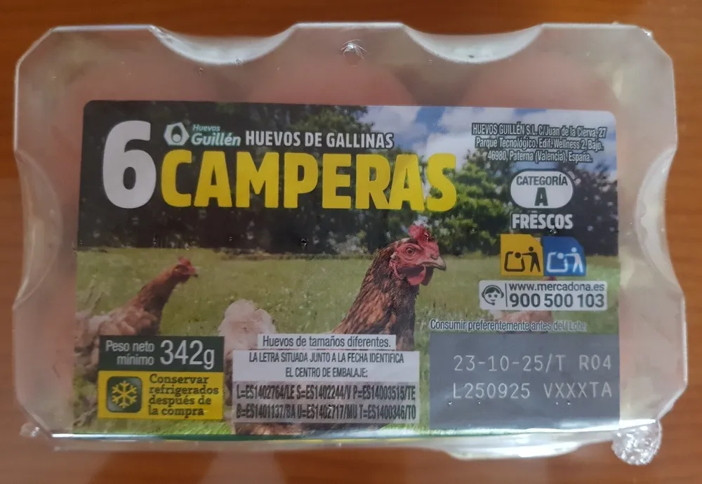 Huevos Frescos de Gallinas Camperas