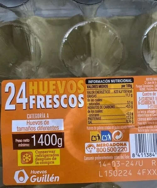 Huevos frescos