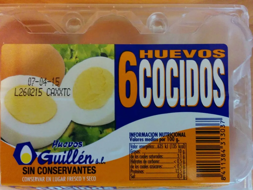 Huevos cocidos