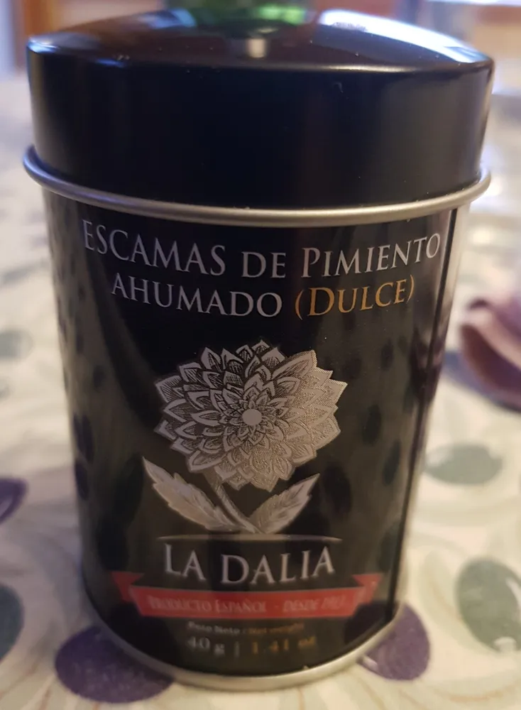 Escamas de pimenton ahumado dulce
