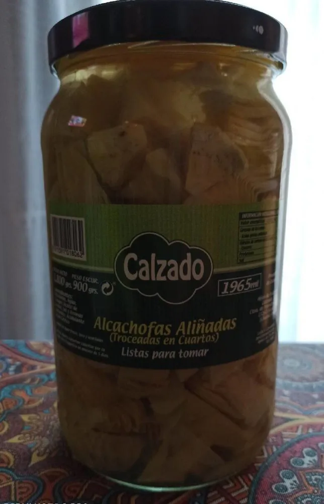 Alcachofas aliñadas