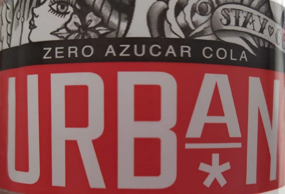 Urban zero azúcar cola