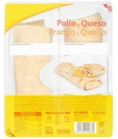 Flautas de pollo y queso