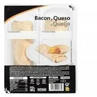 Flautas de bacon y queso