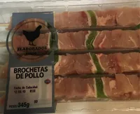 Brochetas de pollo