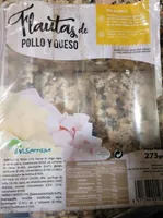 Flautas de pollo y queso