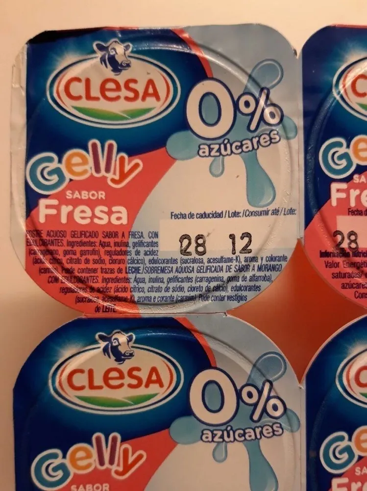 Gelly 0% sabor fresa