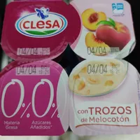 Yogur con trozos de fruta