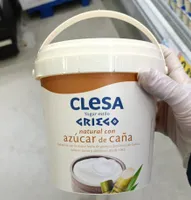 Yogur griego natural con azúcar de caña