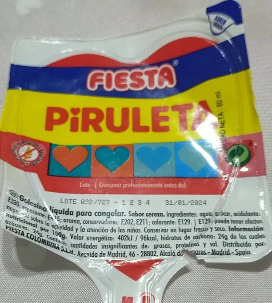 Helado piruleta