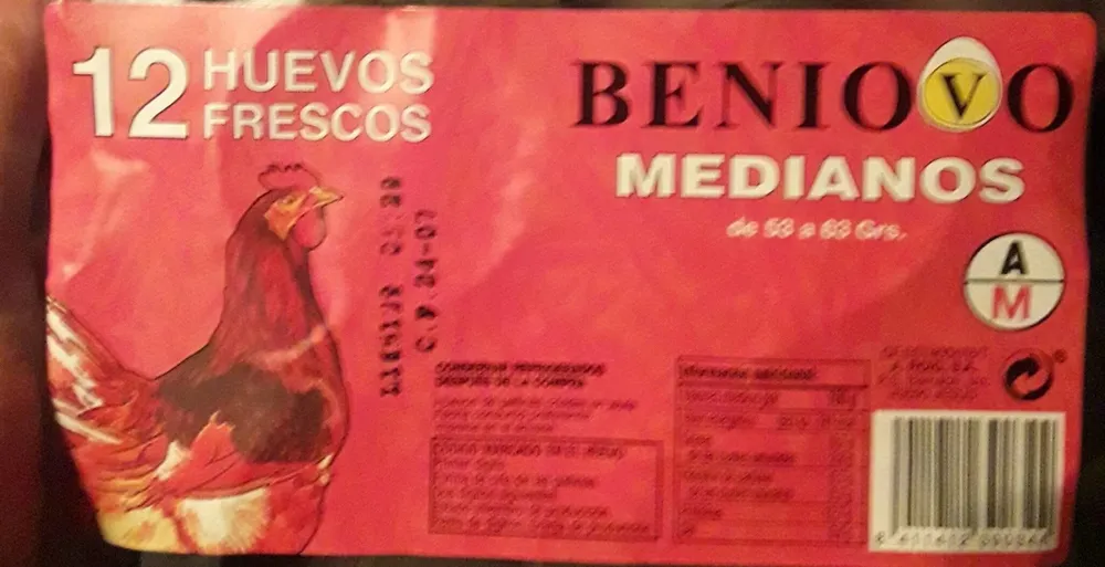 Huevos Beniovo Medianos