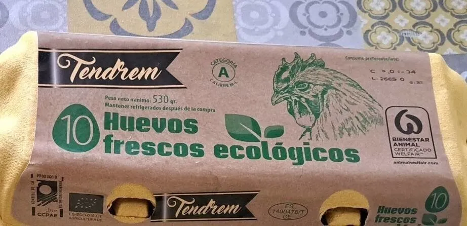 Huevos frescos ecológicos