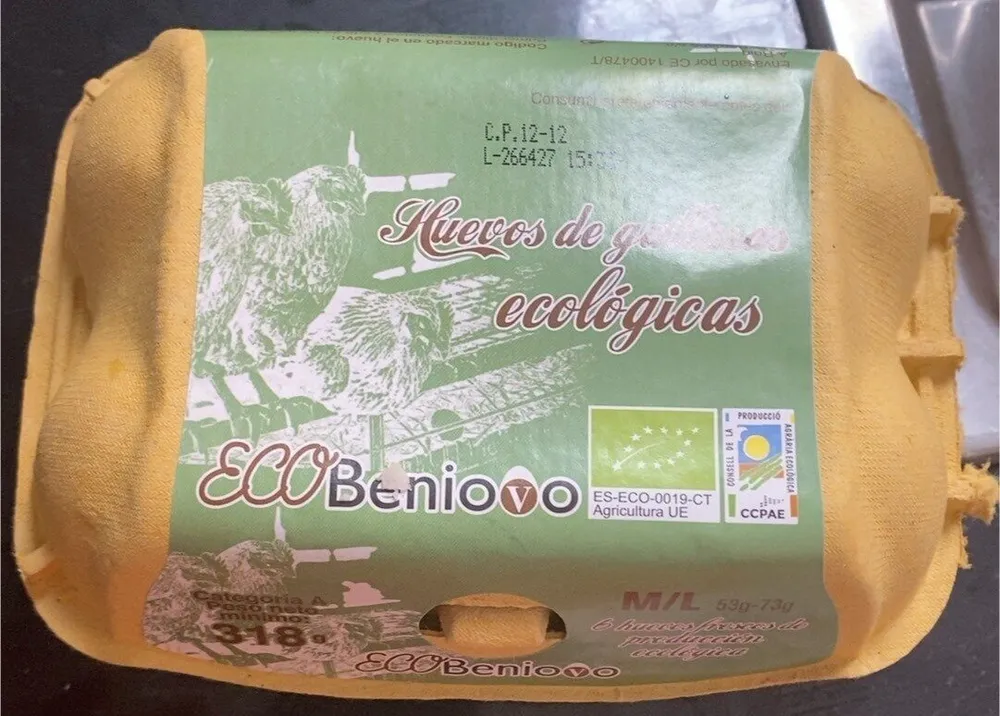 Huevos de gallinas ecologicas