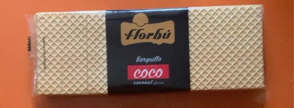 Barquillo coco