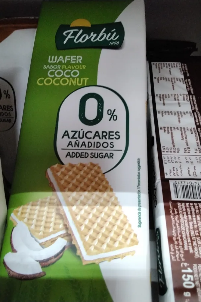 Wafer Sabor Coco