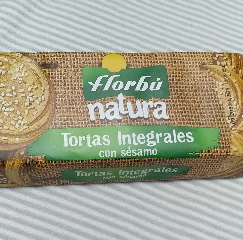 Natura Tortas Integrales con Sésamo