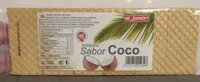 Barquillo sabor coco