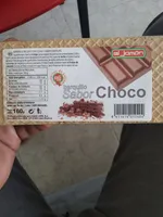 Barquillo relleno con cacao y sabor chocolate