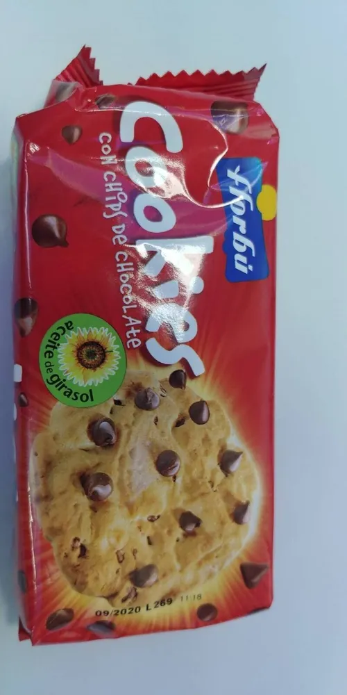 Cookies con chips de chocolate