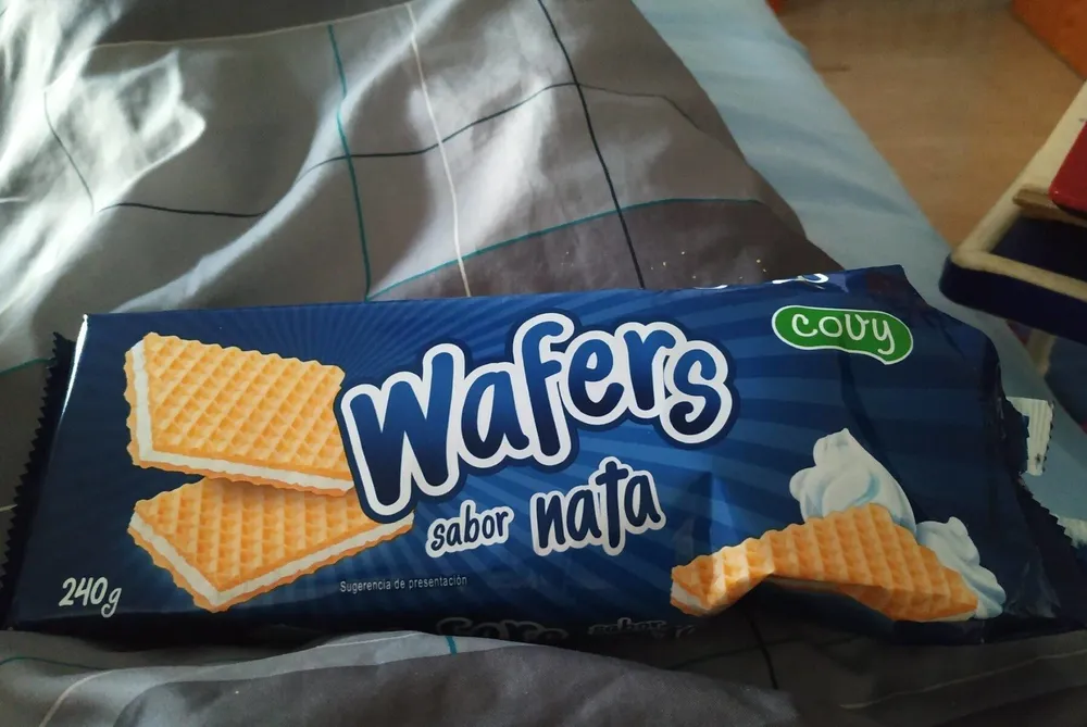 Wafers sabor nata
