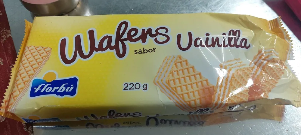 Barquillos de vainilla