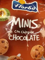 Minis con chips de chocolate