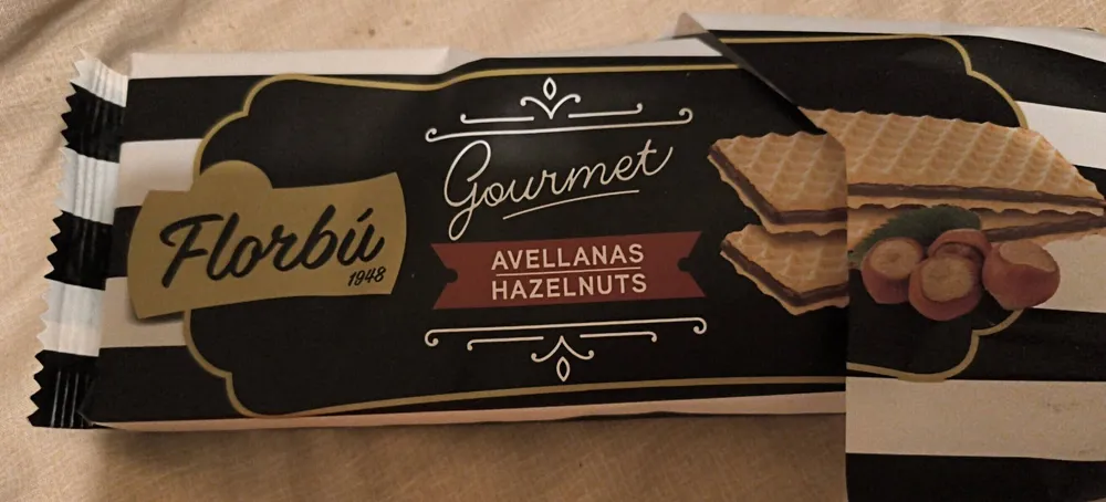 Gaufrettes Avellanas Hazelnut