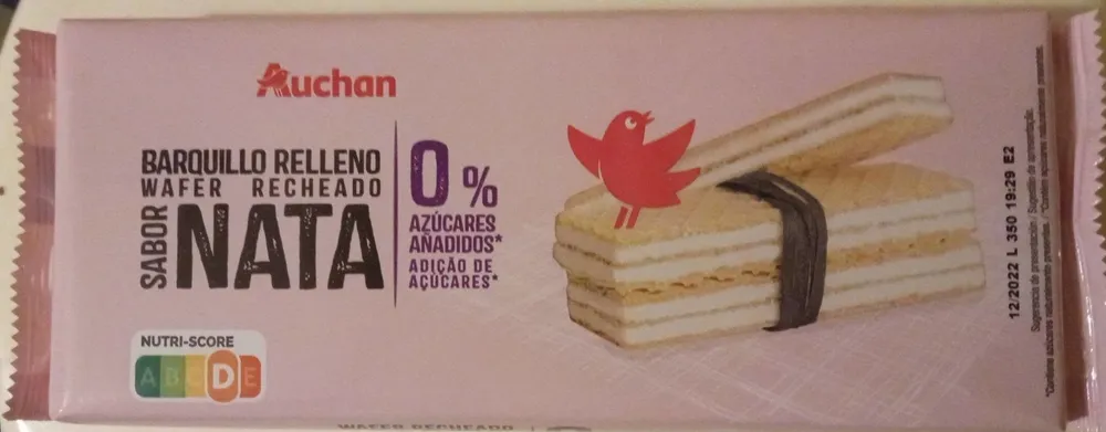 Barquillo relleno