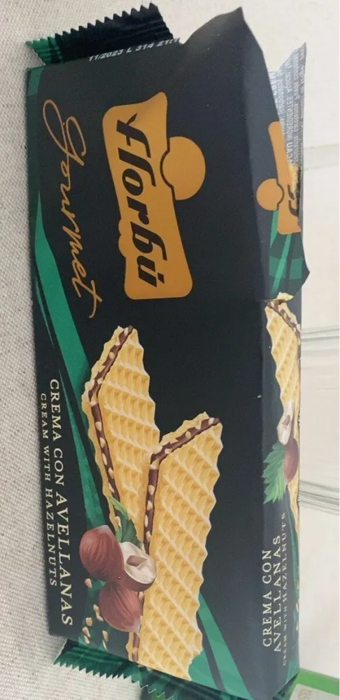 Crema con avellanas