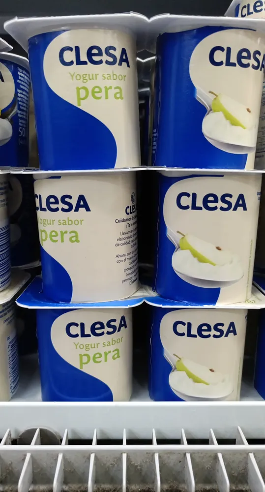 Yogur sabor pera