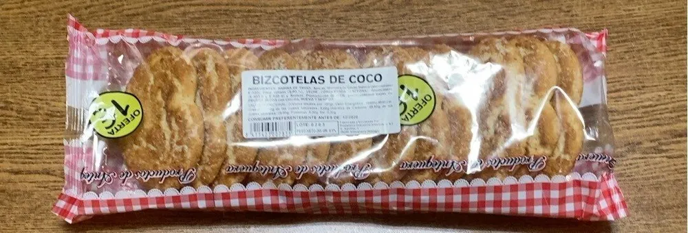 Bizcotelas de coco